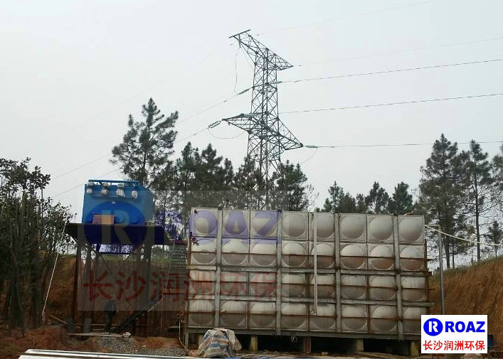 一體化凈水設備在水泥廠投入使用！